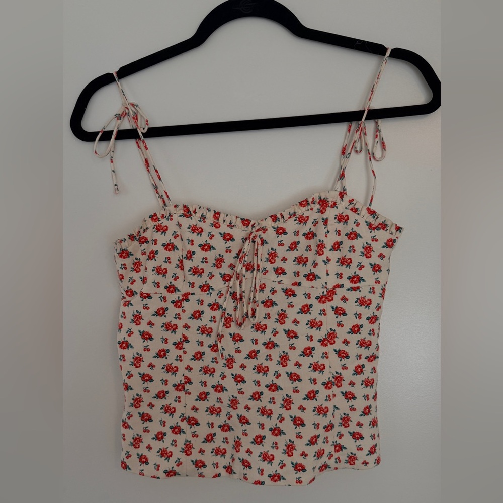 Zara Floral Floral Camisole Top